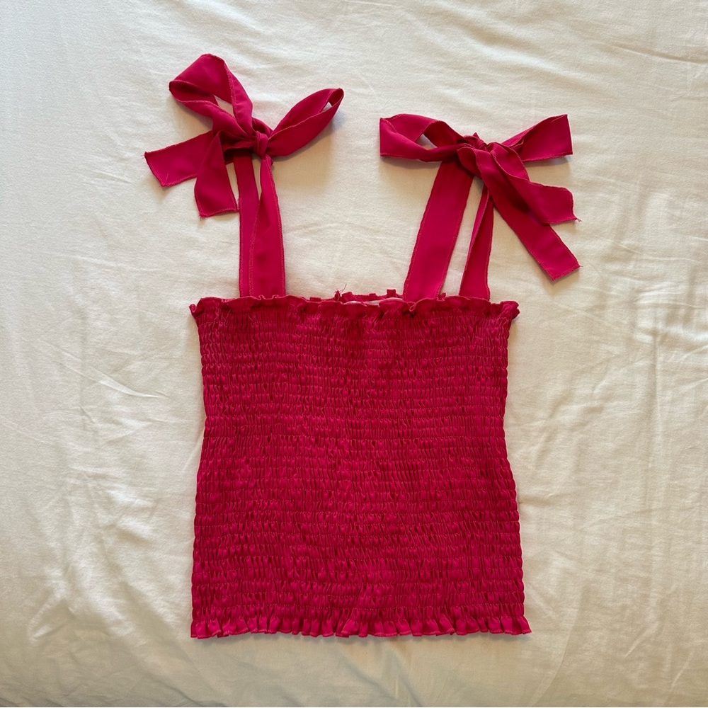 Shein Tie-Shoulder Top